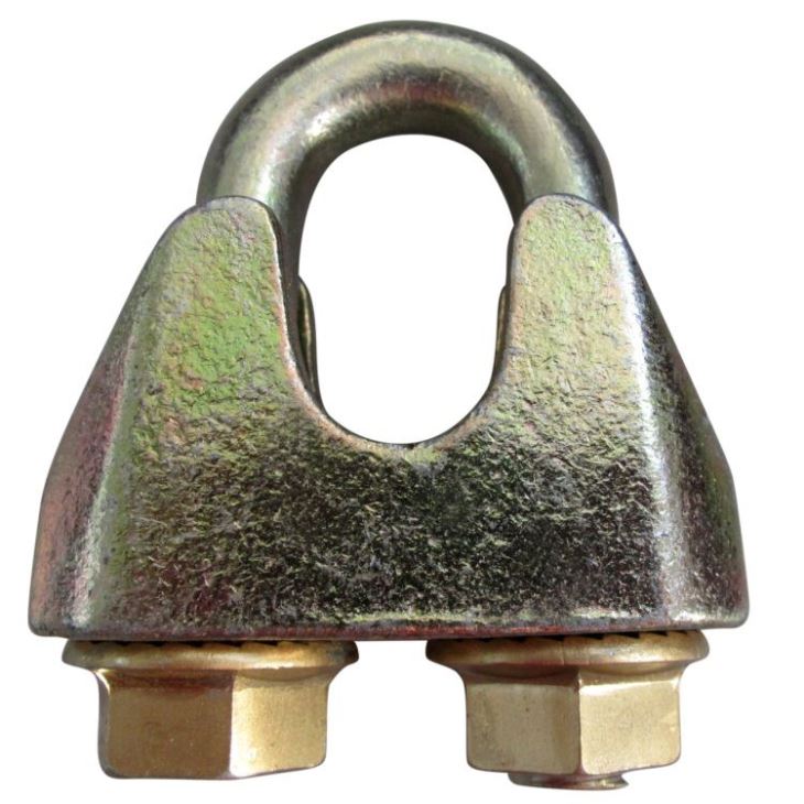 Wholesale Price Hammer Padlock -
 Yellow Zinc DIN1142 Cast Iron Wire Rope Clips – Rui De Tai