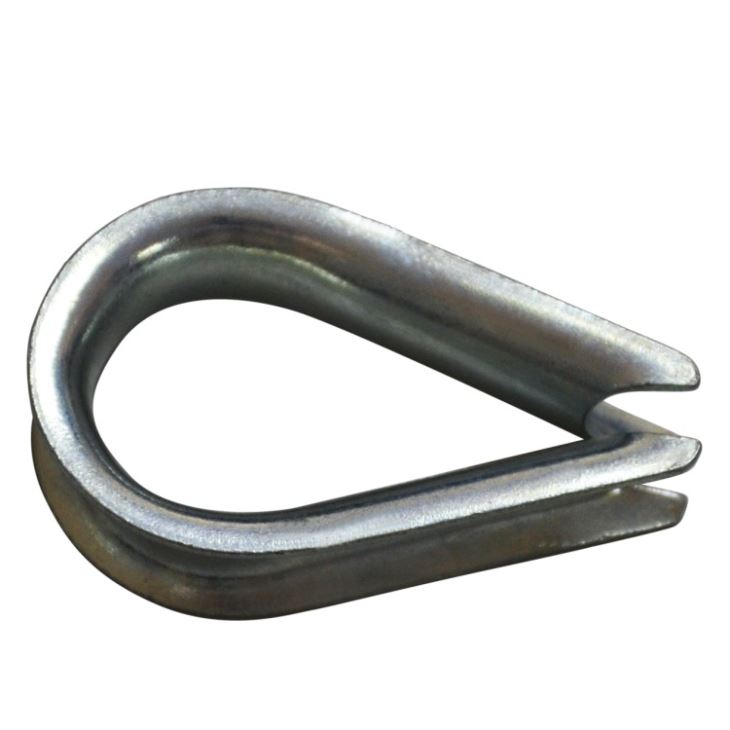 OEM/ODM China Forged D Shackles -
 1 1/4 Zinc Plated Crosby G411 US Type Cable Thimbles – Rui De Tai