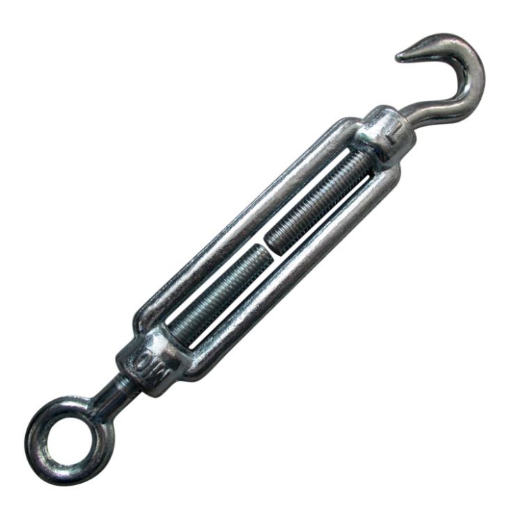 M6 Galvanized Forged DIN1480 Turnbuckles with Eye and Hook