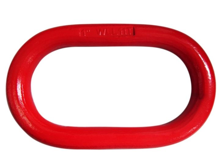 OEM/ODM Manufacturer Captive Pin Shackle - Rigging Painted Forged Master Link for Lifting Chain – Rui De Tai