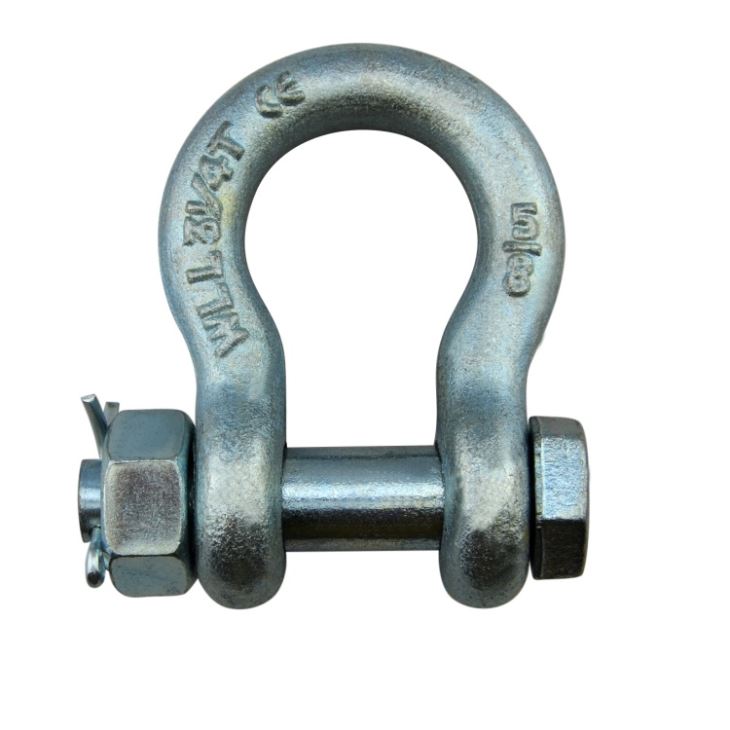 Factory Free sample Shackle Hitch - 85Ton 3Inch US Type High Strength Green Pin Bolt Type Anchor Alloy Shackles G2130 – Rui De Tai