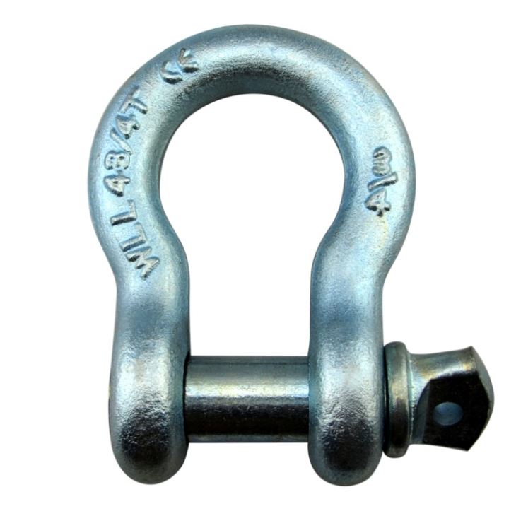 Galvanized gin Pin Bow Shackles G209