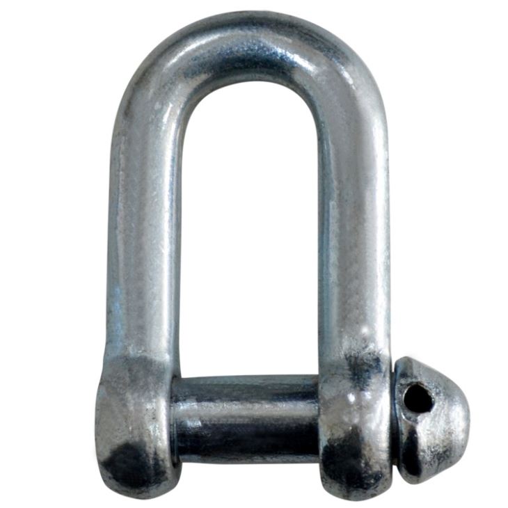 Big discounting Din3091 Heavy Malleable Cast Thimble -
 10mm Galvanized Trawling Shackles with Round Head Screw Pin – Rui De Tai