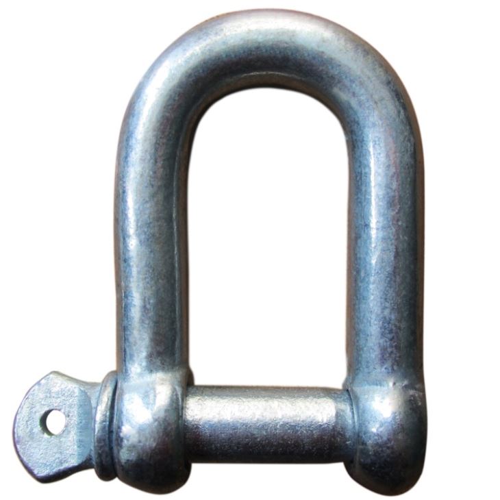 Discount wholesale Stainless Steel Open Body Turnbuckle -
 18mm JIS Type Glavanising D Shackles with Collar – Rui De Tai