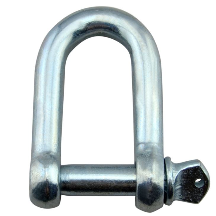 Chinese wholesale Cable Saddles Clips - 20mm CM European Type Zinc Plated Large Dee Shackles – Rui De Tai