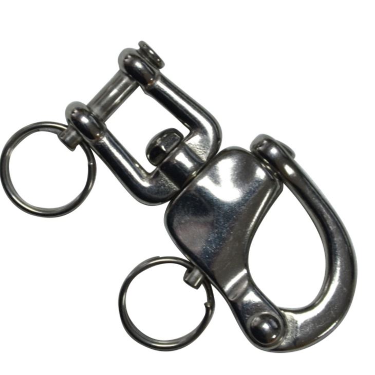 Reliable Supplier Rigging Project Steel Cable Hardware - Stainless Steel Marine Swivel Snap Shackles with Jaw End – Rui De Tai