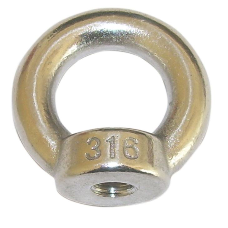 M12 A4 AISI316 Stainless Steel DIN582 Lifting Eye Nuts