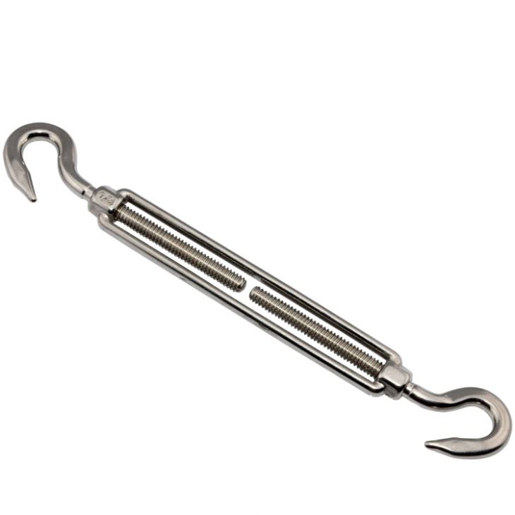 Short Lead Time for Swivel Self Locking Hooks - Stainless Steel US Type Turnbuckles with Hook and Hook – Rui De Tai