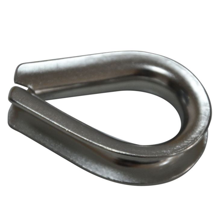 Rapid Delivery for Y-Clevis Anchor Shackle - 1/8 Stainless Steel G411 US Type Wire Rope Thimbles – Rui De Tai