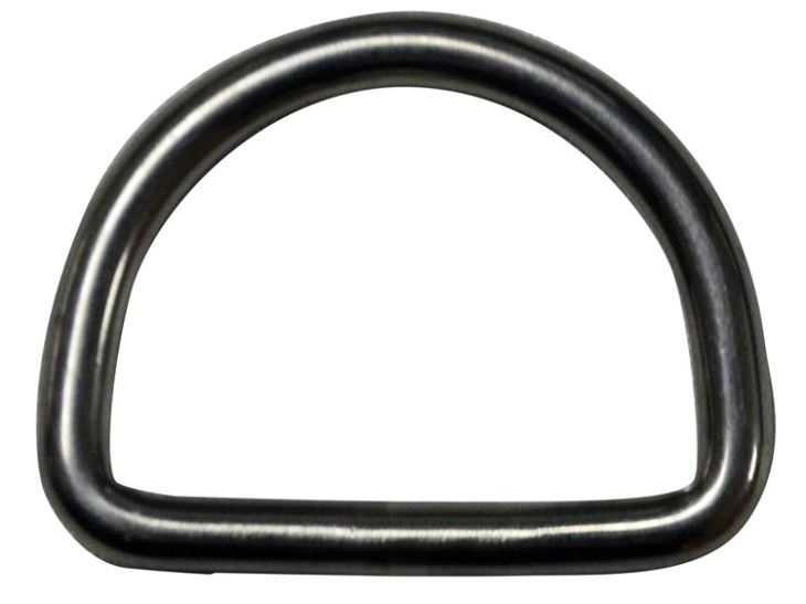 Wholesale 1 Inch Clevis Shackle -
 Stainless Steel D Ring with Clip – Rui De Tai