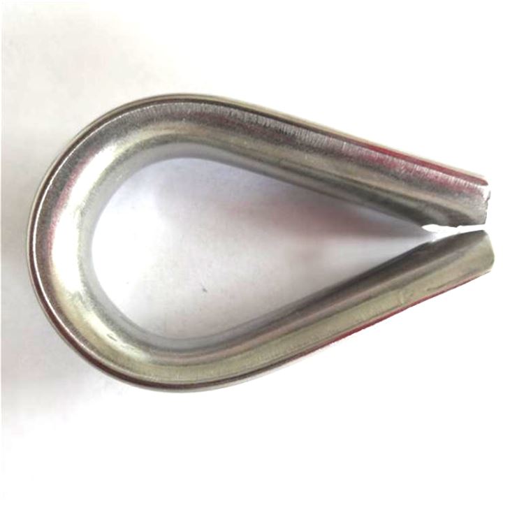 Chinese wholesale Turnbuckle Steel Hook And Eye - Stainless Steel DIN6899A Wire Rope Thimbles – Rui De Tai