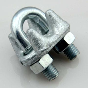 Factory made hot-sale 1 Ton Shackle - Galvanized Heavy Malleable Steel Cable Clamps – Rui De Tai